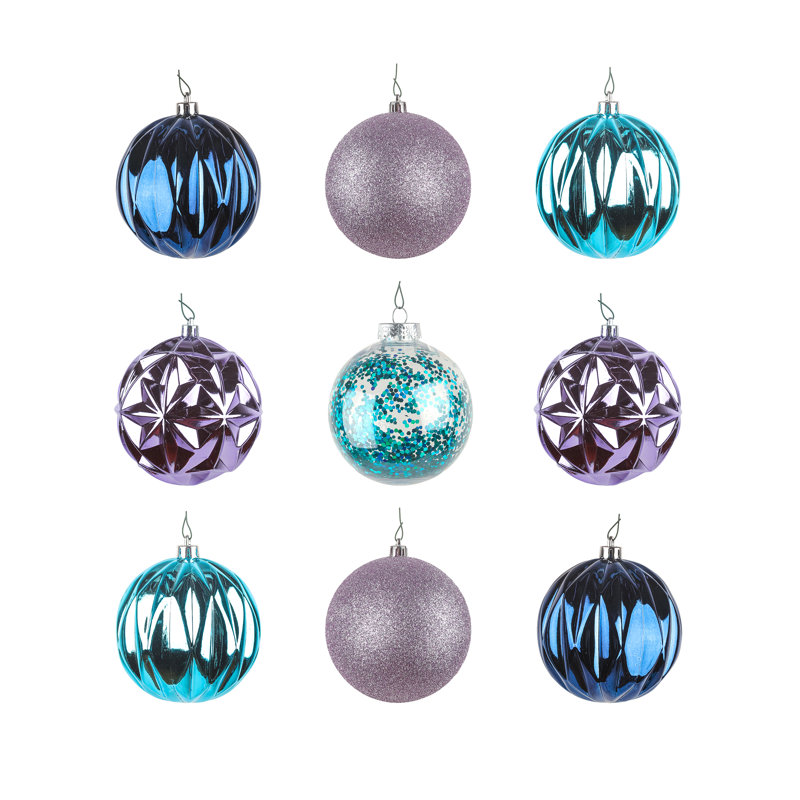 The Holiday Aisle® Soild Ball Ornament Set Wayfair